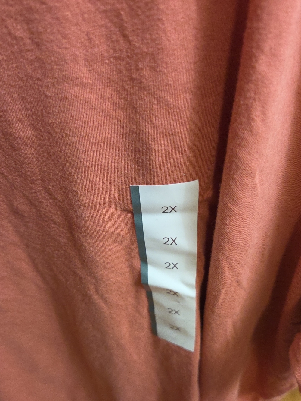 Ava & Viv Terracotta V-Neck Dolman Tee - Picture 3 of 3